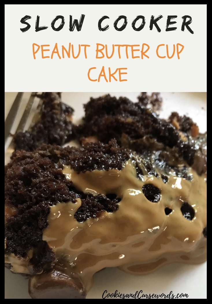 Slow Cooker Peanut Butter Cup Cake