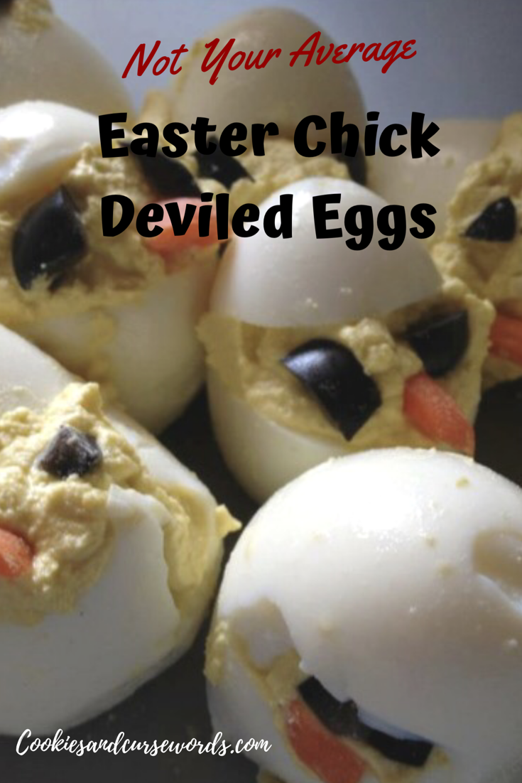 Deviled Egg Easter Chicks ( Fun Method)